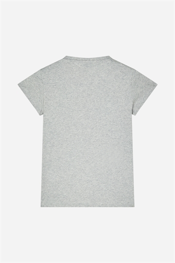 Mads Nørgaard Organic T-shirt - Tuvina - Light Grey Melange